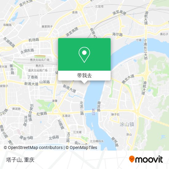塔子山地图