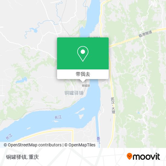 铜罐驿镇地图