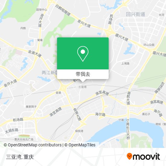 三亚湾地图