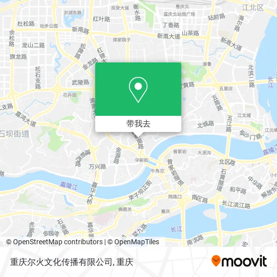 重庆尔火文化传播有限公司地图