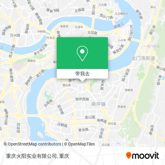 重庆火阳实业有限公司地图