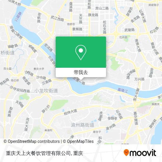 重庆天上火餐饮管理有限公司地图