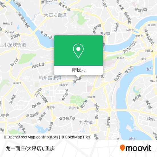 龙一面庄(大坪店)地图