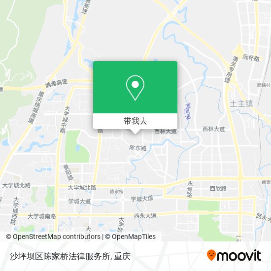 沙坪坝区陈家桥法律服务所地图