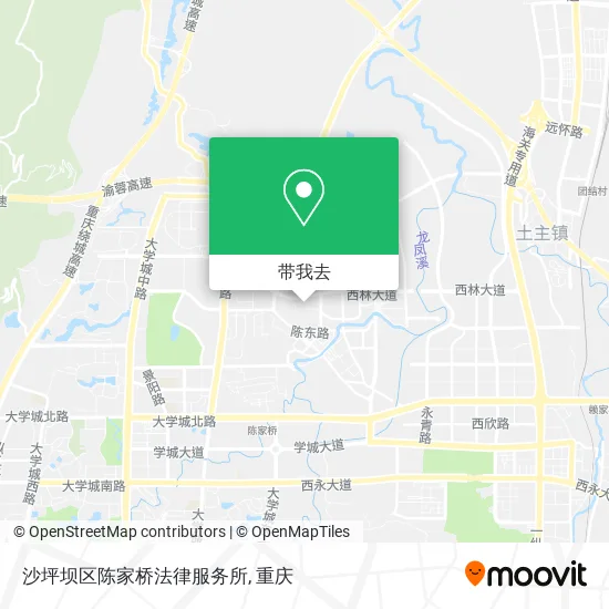 沙坪坝区陈家桥法律服务所地图