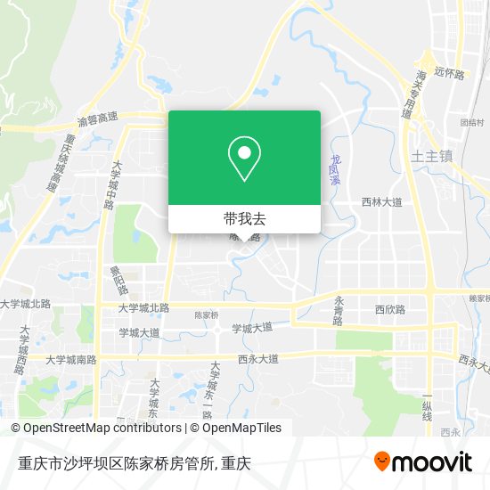 重庆市沙坪坝区陈家桥房管所地图