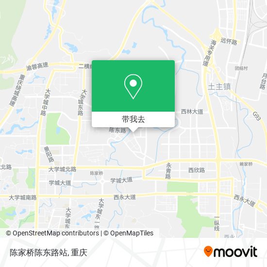 陈家桥陈东路站地图