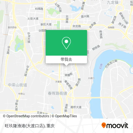 旺玖隆渔港(大渡口店)地图