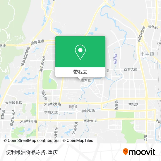 便利粮油食品冻货地图