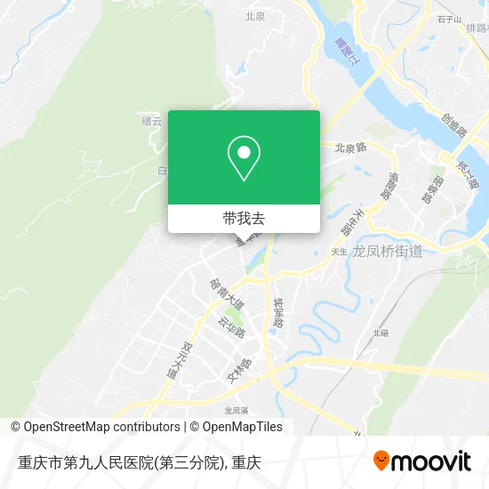 重庆市第九人民医院(第三分院)地图