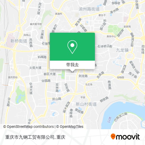 重庆市九钢工贸有限公司地图