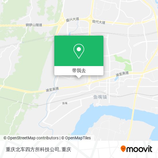重庆北车四方所科技公司地图