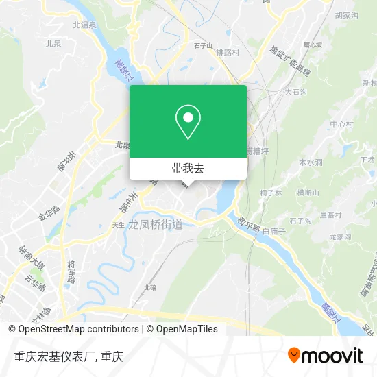 重庆宏基仪表厂地图