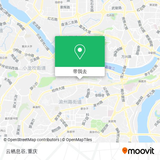 云栖息谷地图