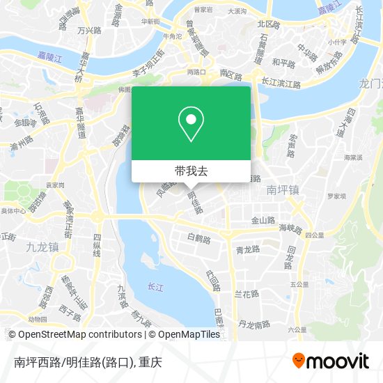 南坪西路/明佳路(路口)地图