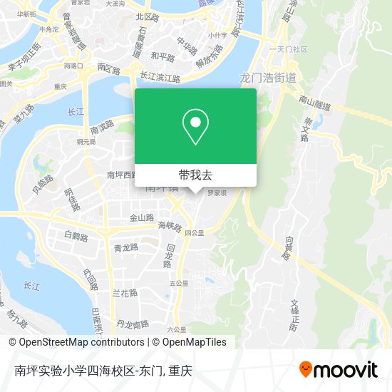 南坪实验小学四海校区-东门地图