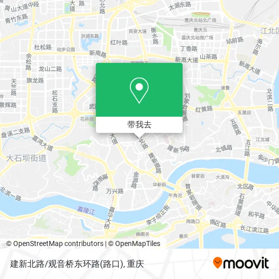 建新北路/观音桥东环路(路口)地图