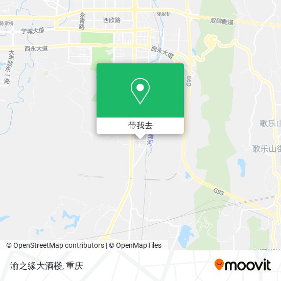 渝之缘大酒楼地图