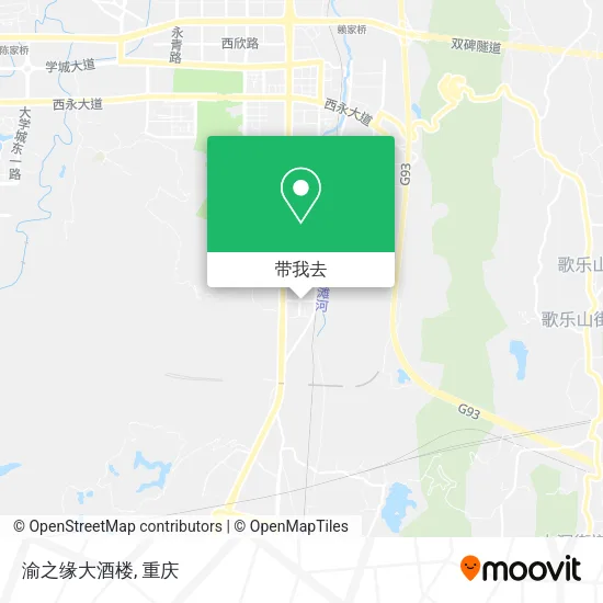 渝之缘大酒楼地图
