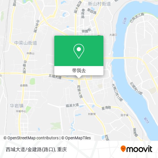 西城大道/金建路(路口)地图