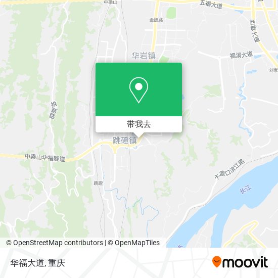 华福大道地图