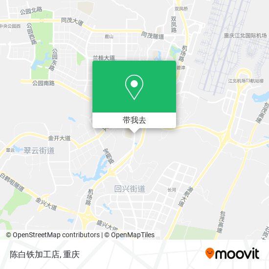 陈白铁加工店地图