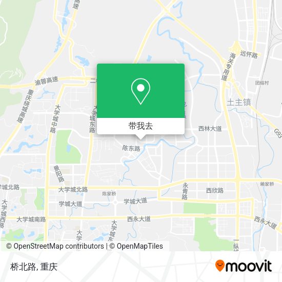 桥北路地图