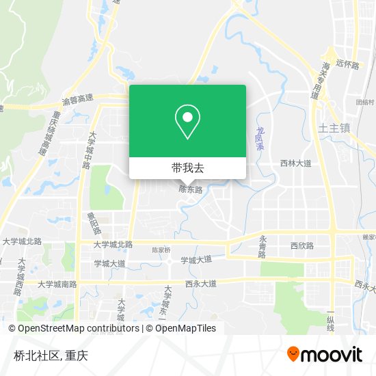 桥北社区地图