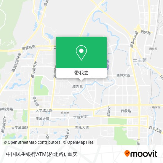 中国民生银行ATM(桥北路)地图