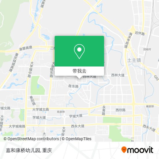 嘉和康桥幼儿园地图