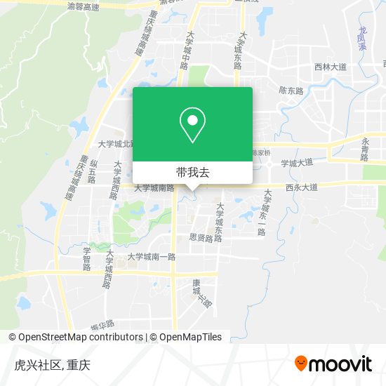 虎兴社区地图