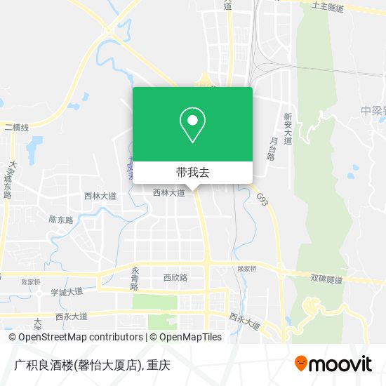 广积良酒楼(馨怡大厦店)地图