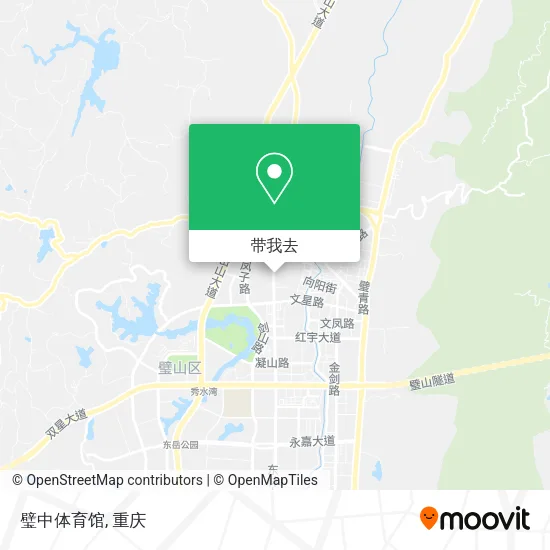 璧中体育馆地图