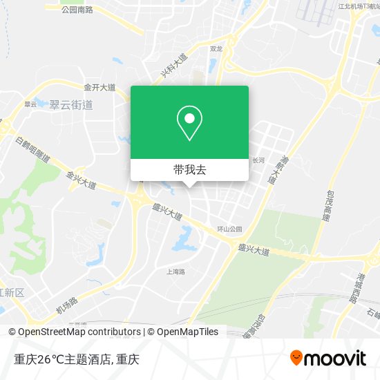 重庆26℃主题酒店地图