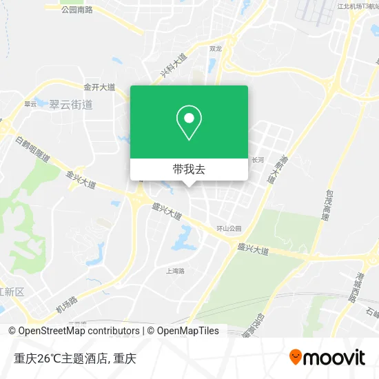 重庆26℃主题酒店地图