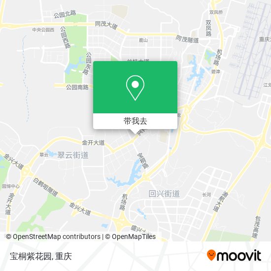 宝桐紫花园地图