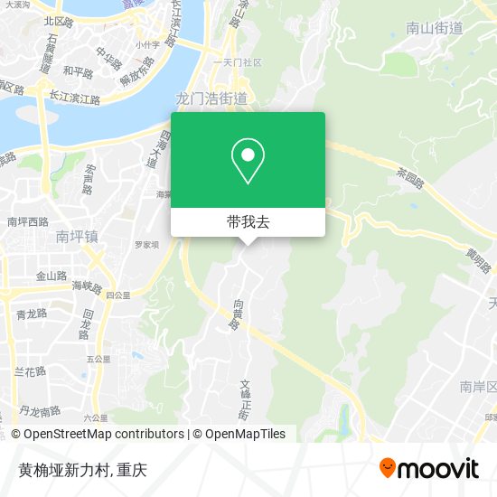 黄桷垭新力村地图