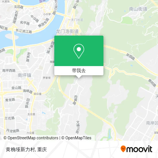 黄桷垭新力村地图