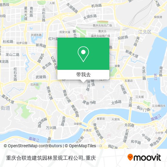 重庆合联造建筑园林景观工程公司地图