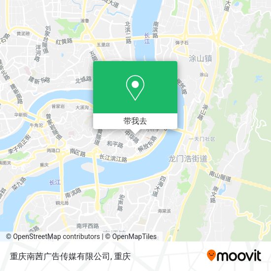 重庆南茜广告传媒有限公司地图