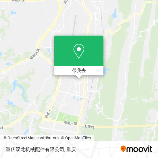 重庆双龙机械配件有限公司地图