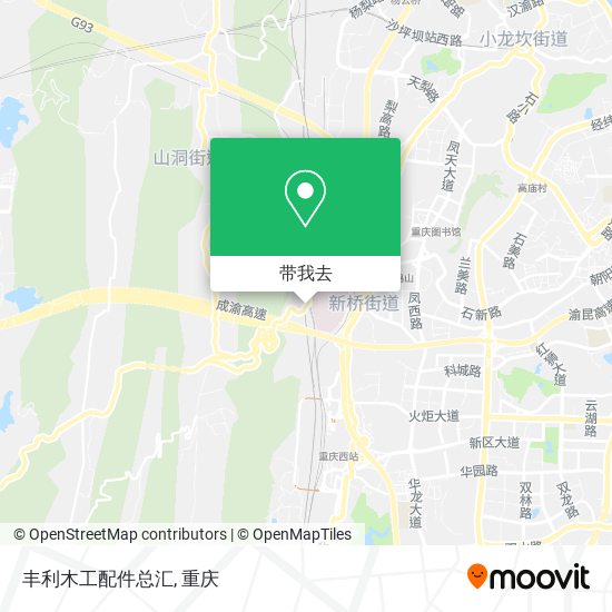 丰利木工配件总汇地图