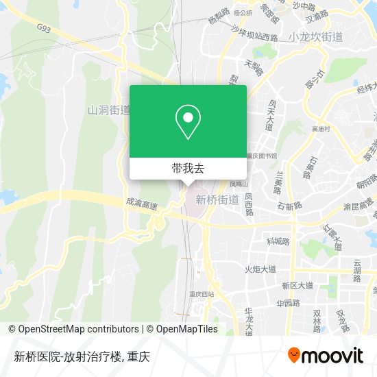 新桥医院-放射治疗楼地图