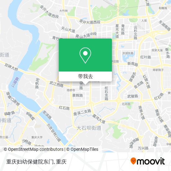 重庆妇幼保健院东门地图