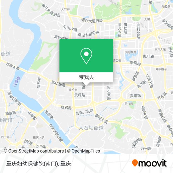 重庆妇幼保健院(南门)地图