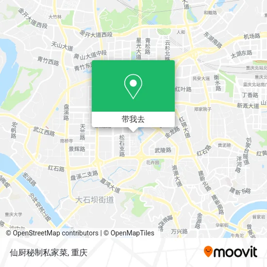 仙厨秘制私家菜地图