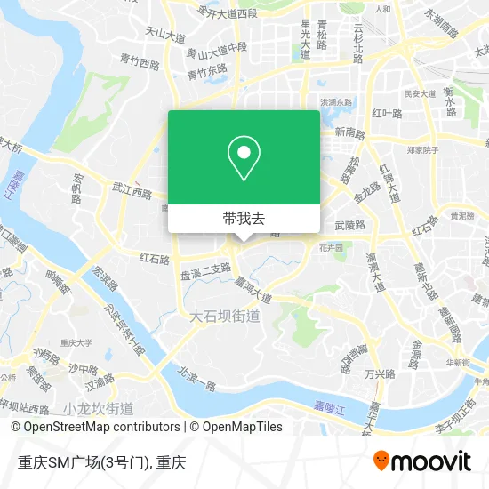 重庆SM广场(3号门)地图