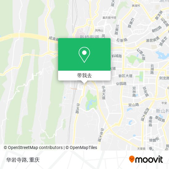 华岩寺路地图