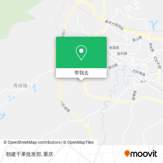 朝建干果批发部地图