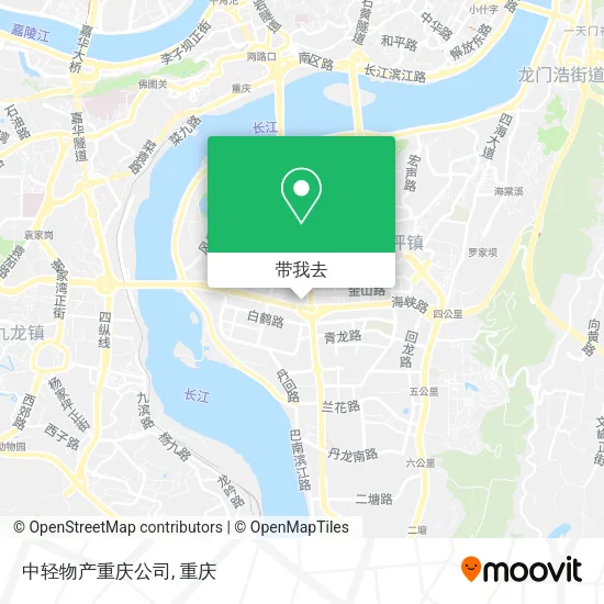 中轻物产重庆公司地图